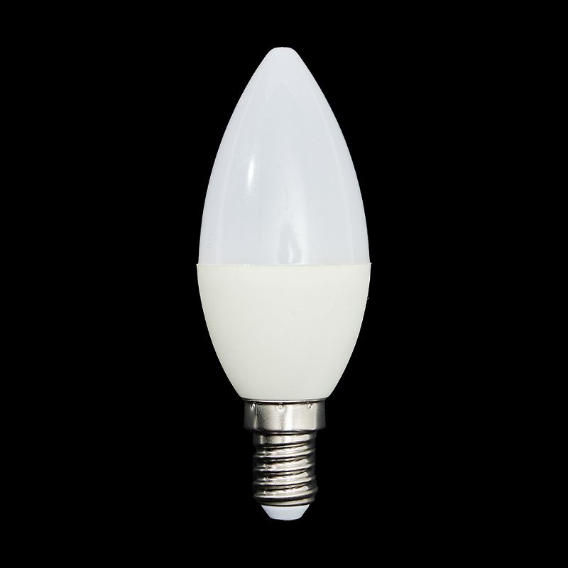 High Lumen SMD Candle Light 3000K 6500K Plastic Cover Alu LED Bulb Lamp