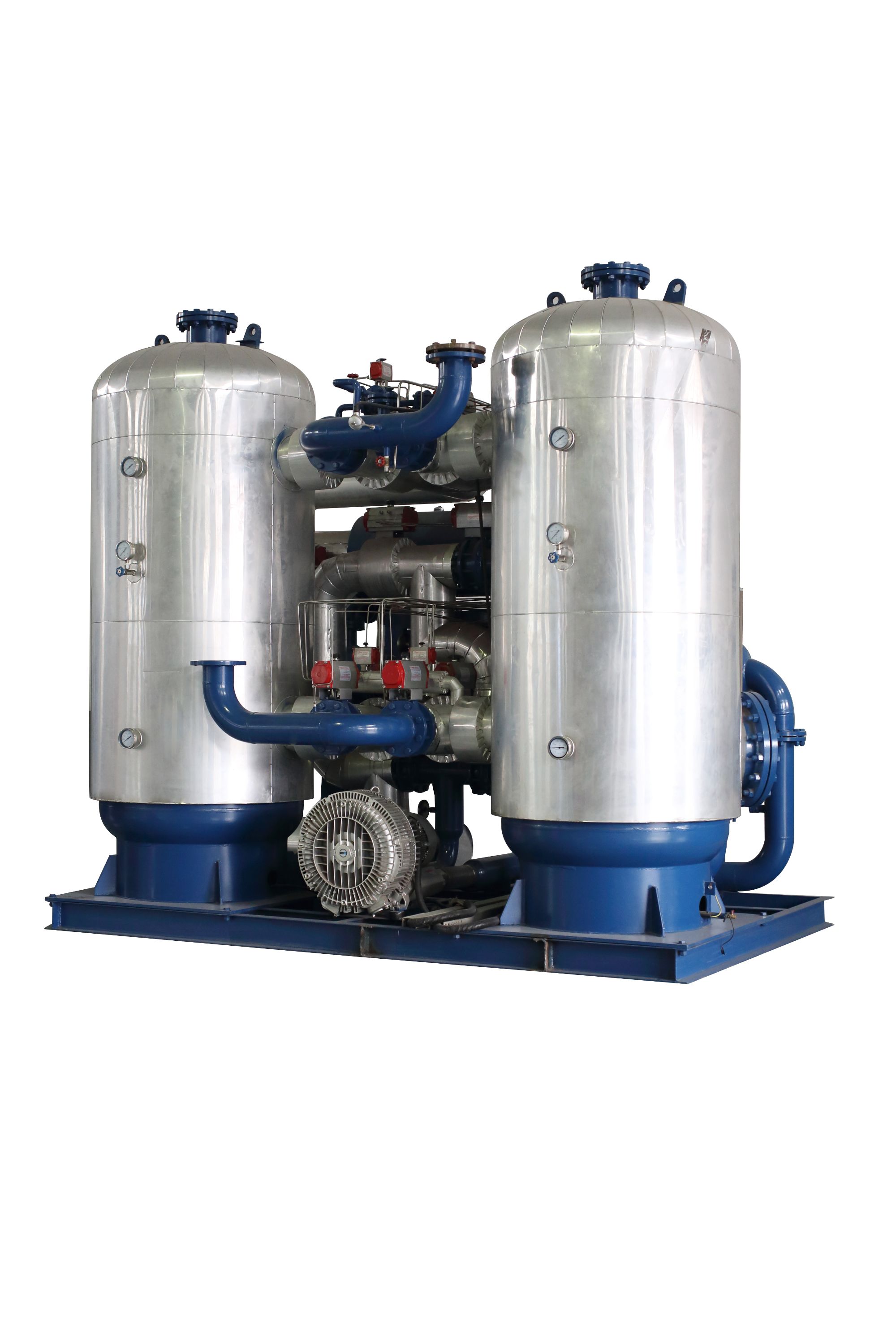 Non purge blower purge desiccant air dryer