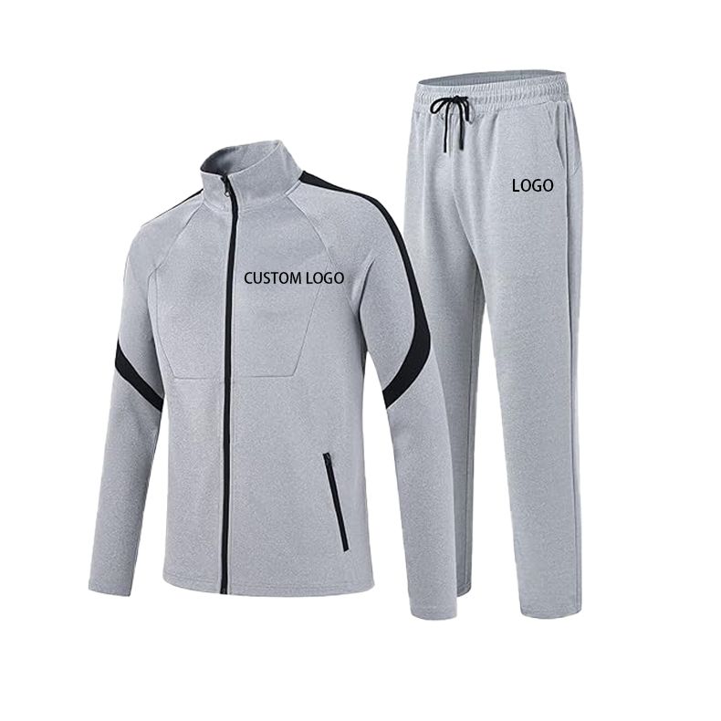 High quality gym men joggers suits breathable sweatsuit custom tracksuit