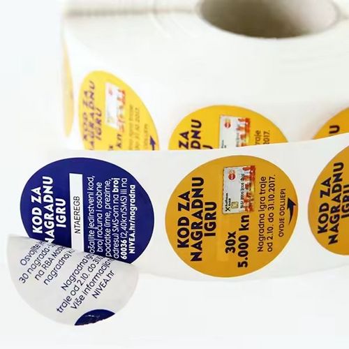 Free Design Customized Adhesive Packaging Label Printing