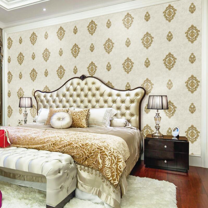 Luxury Home Decor Bedroom 3d Pvc Wall Paper Rolls