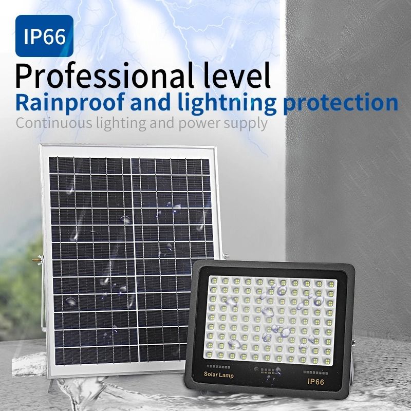 High Efficiency Super Bright IP66 Waterproof Die-cast Aluminum Body Outdoor Solar Led Flood Lights