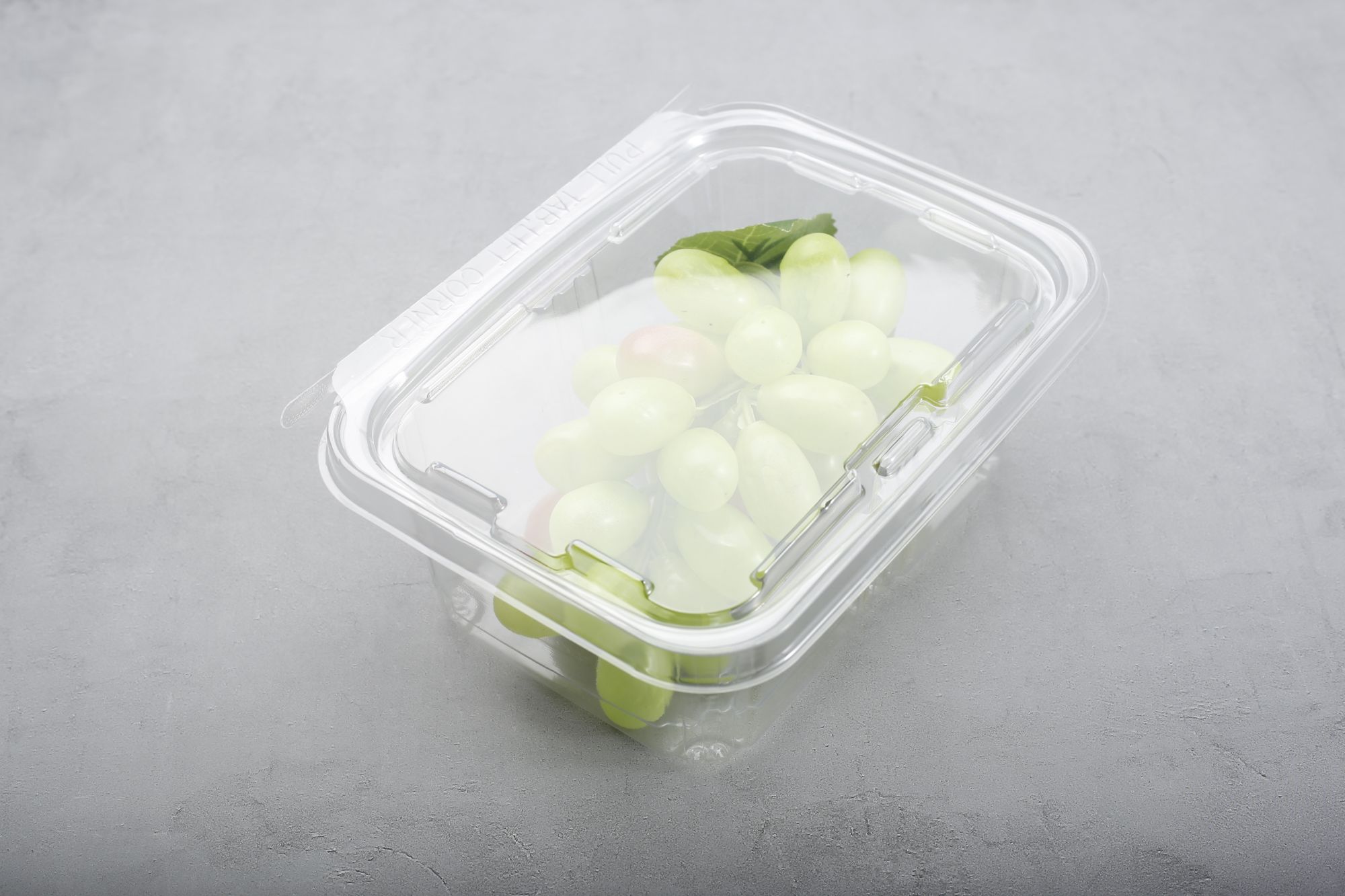 Clear Plastic Box lockable Disposable Food Container for Fruit Nus Snacks Supermarket Grocery Store Box