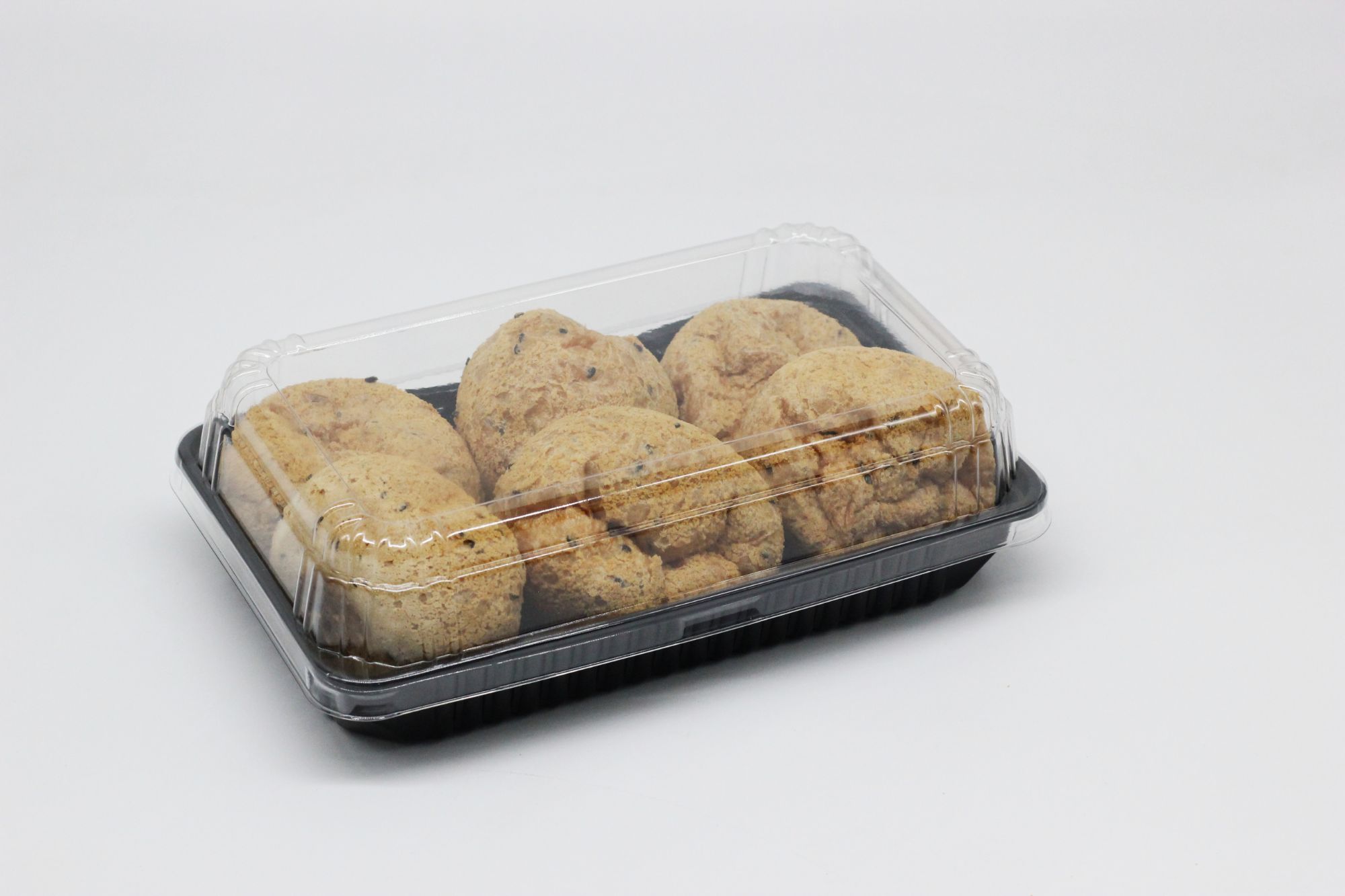 Food Box with clear lid Pastry Container for Sweets Sandwich Grocery Store Bakery Use