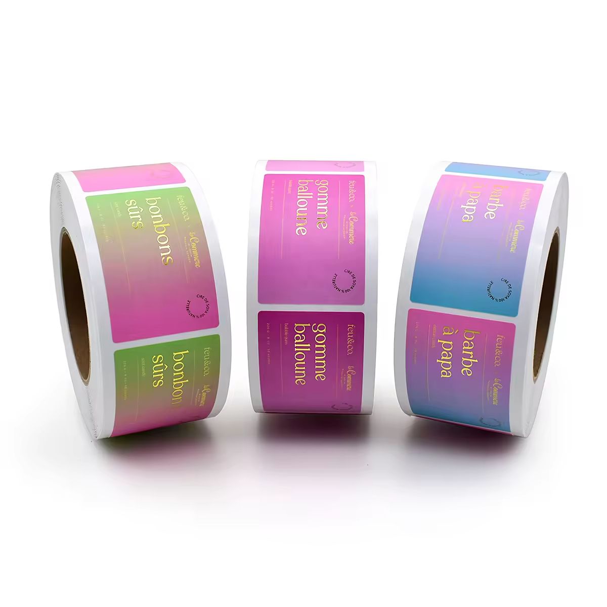 Free Design Customized Hologram Waterproof Logo Label Vinyl Die Cut Sticker Printing