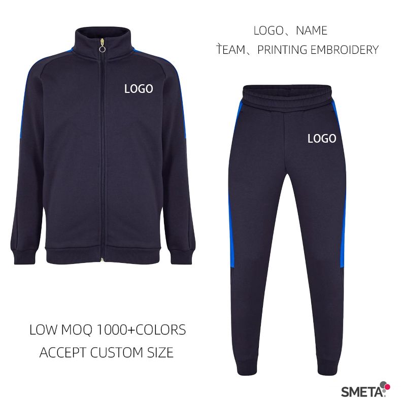 High quality gym fitness sets breathable custom logo tracksuit for men