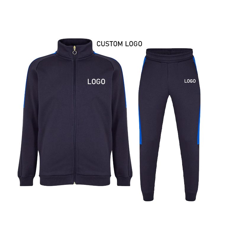 High quality sportswear sets breathable custom logo tracksuit for men