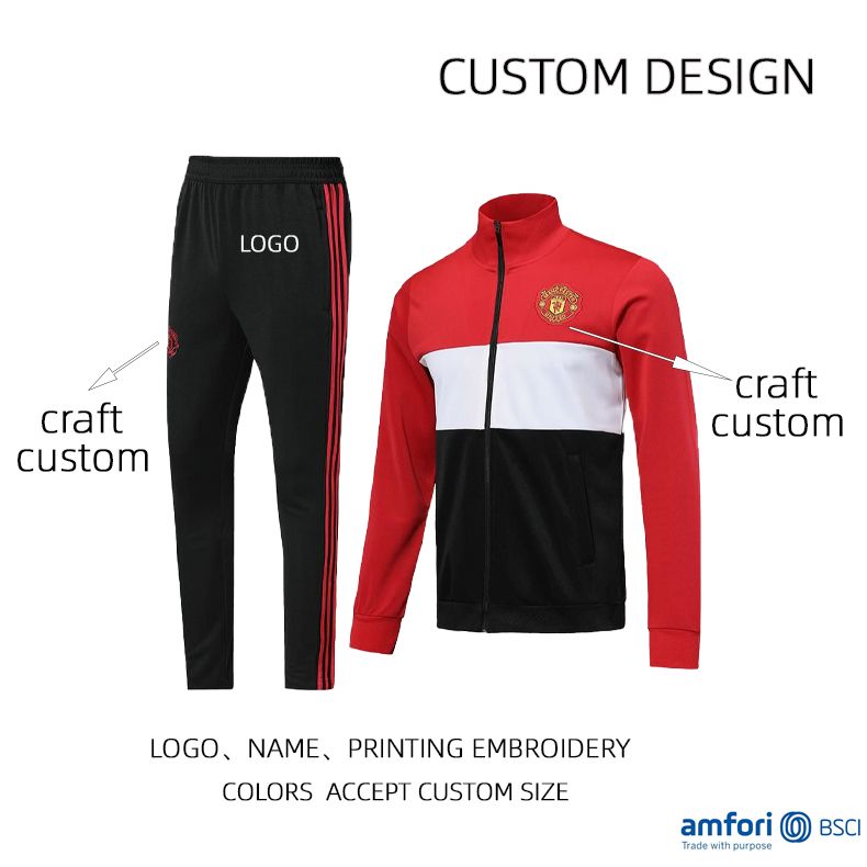 High quality sublimation sportswear sets breathable custom logo tracksuit for men