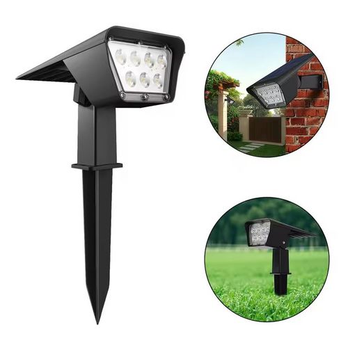 Outdoor garden landscape Lighting Waterproof led Solar spotlight Lawn Light for ground pathway yard tree decoration