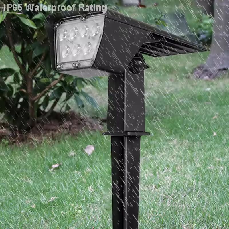 Outdoor garden landscape Lighting Waterproof led Solar spotlight Lawn Light for ground pathway yard tree decoration