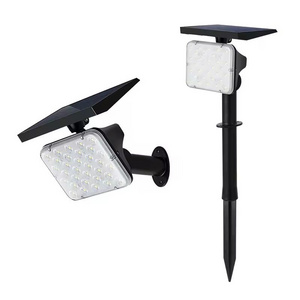 Solar Powered Spotlights Garden Lawn Light Outdoor Waterproof Landscape Stage Lighting Wall Lights