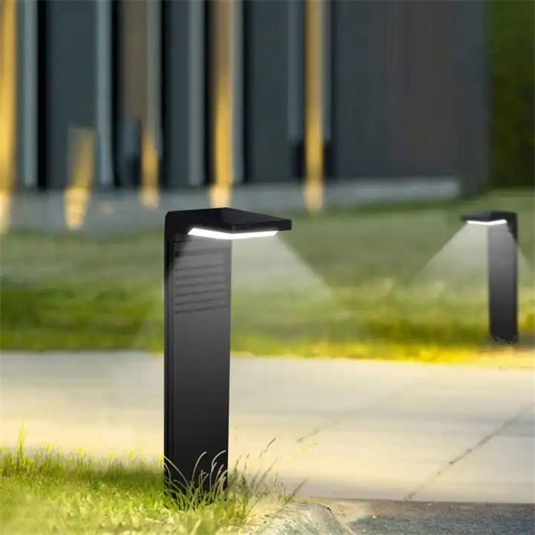 New Outdoor IP44 Waterproof Solar Garden Lawn Light LED Solar Garden Lamp Post Landscape Light