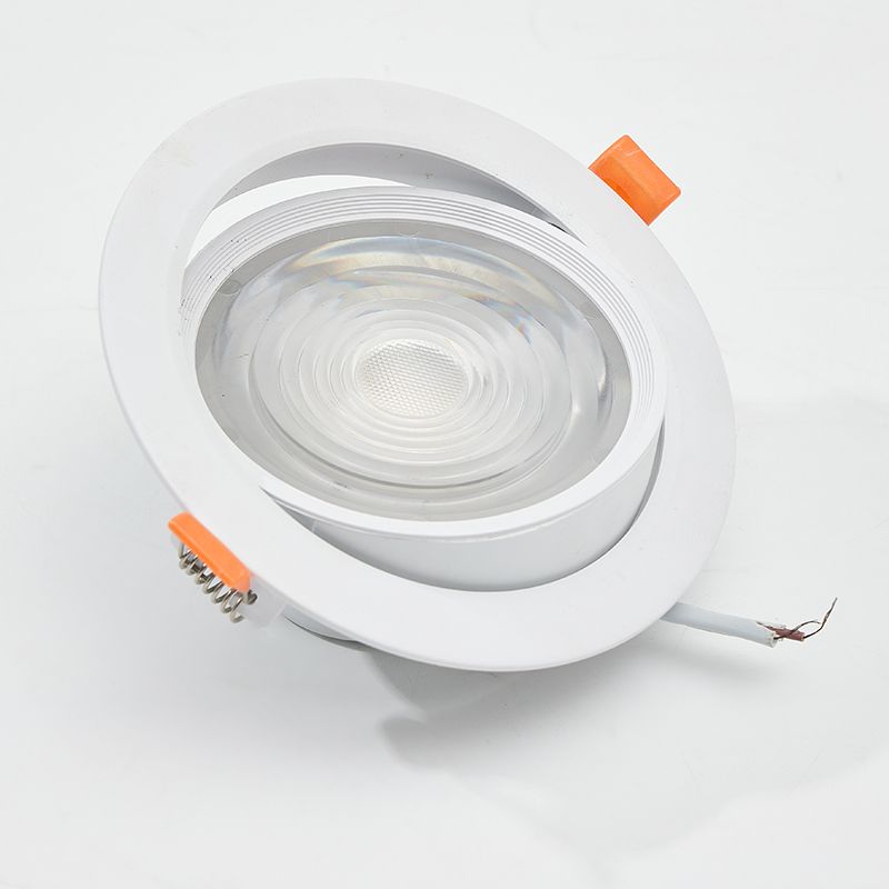 Round Spotlight LED Down Security Lights Waterproof Recessed Downlight