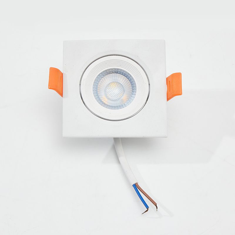 Square single head COB ceiling light 85-265V embedded spotlight shopping mall clothing store LED downlight