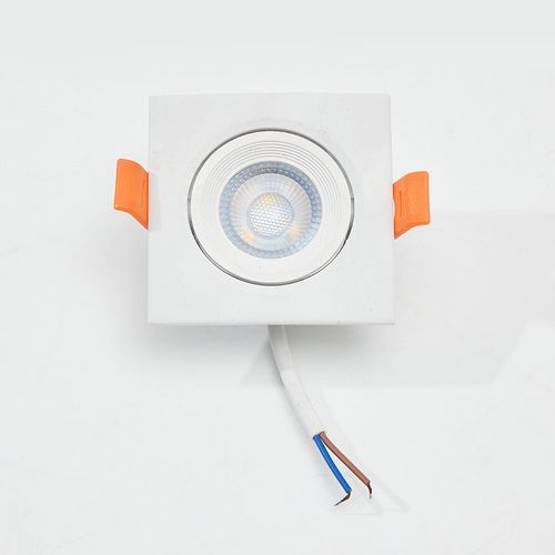 Square single head COB ceiling light 85-265V embedded spotlight shopping mall clothing store LED downlight