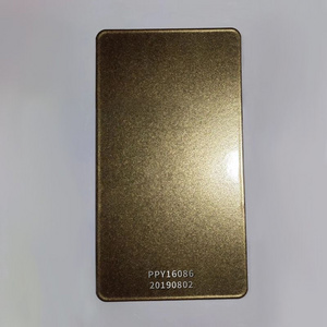 Hot Sale Gold Pearlescent Pure Polyester Powder Coating