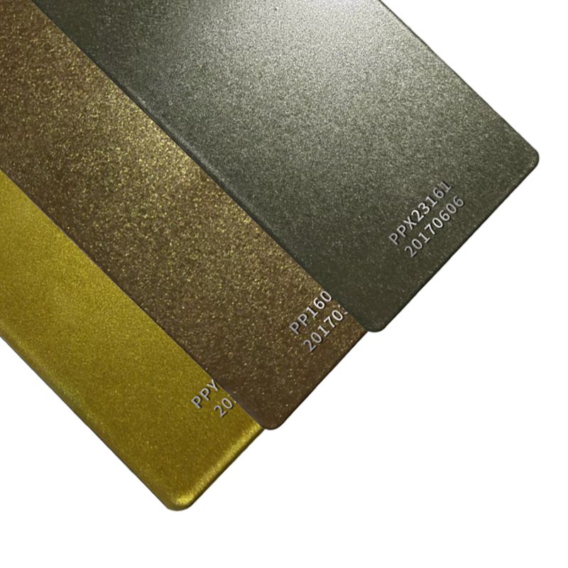 Hot Sale Gold Pearlescent Pure Polyester Powder Coating