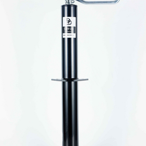 Utility Jack 5000lbs Adjustable Top Wind A-Frame Jack Heavy Trailer Support Leg Black Powder Coated A Frame Jack