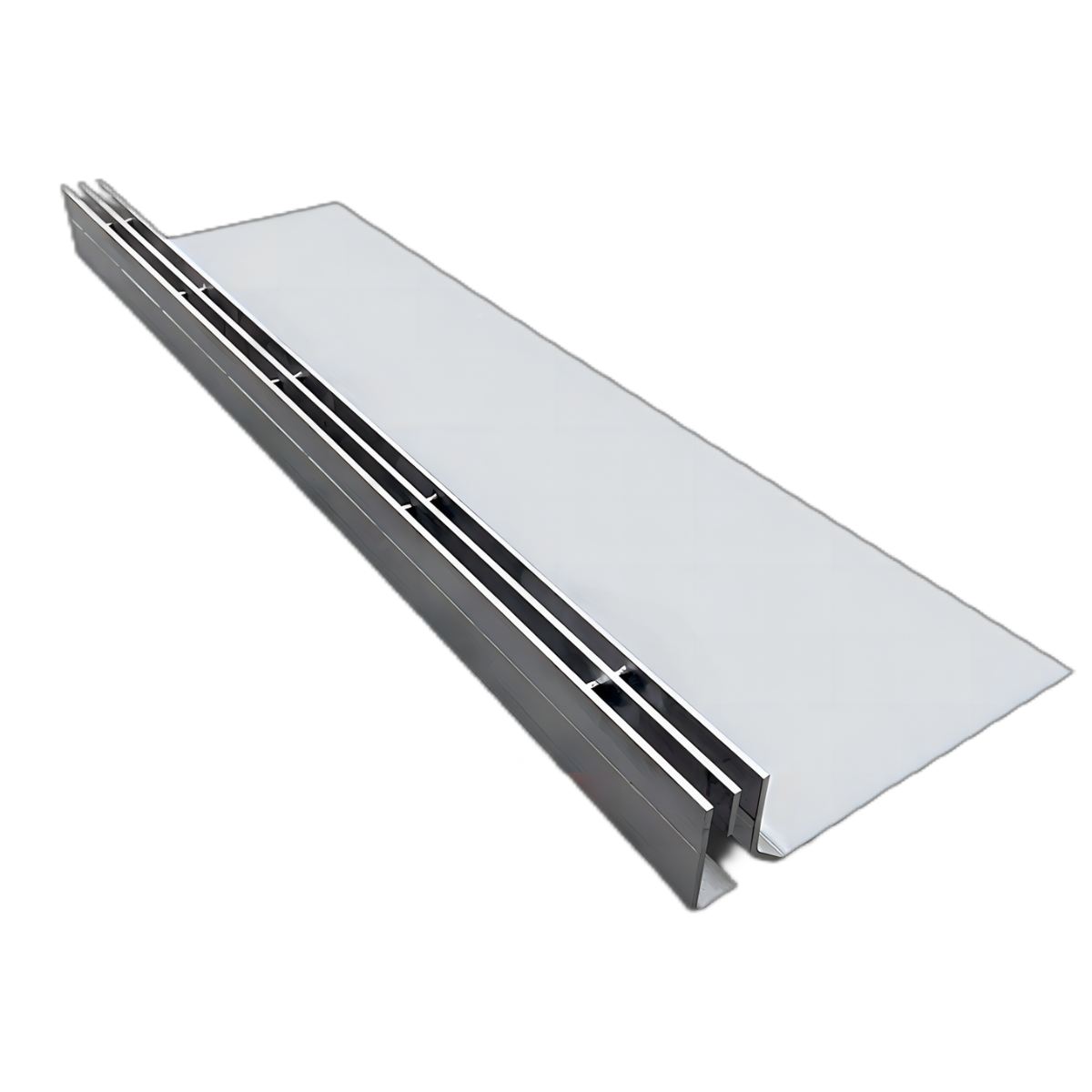 Stainless steel finished linear gutter Resin U-shaped groove Drainage channel