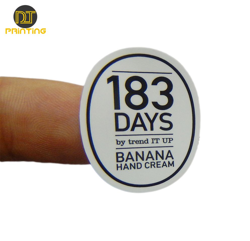 Private design product labels maker self adhesive vinyl round waterproof sticker