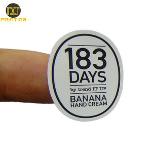 Private design product labels maker self adhesive vinyl round waterproof sticker