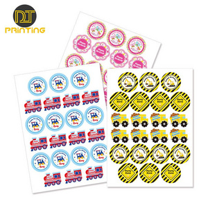 Custom Logo Sticker Label Printing Waterproof Roll Synthetic Paper Adhesive Logo Sticker