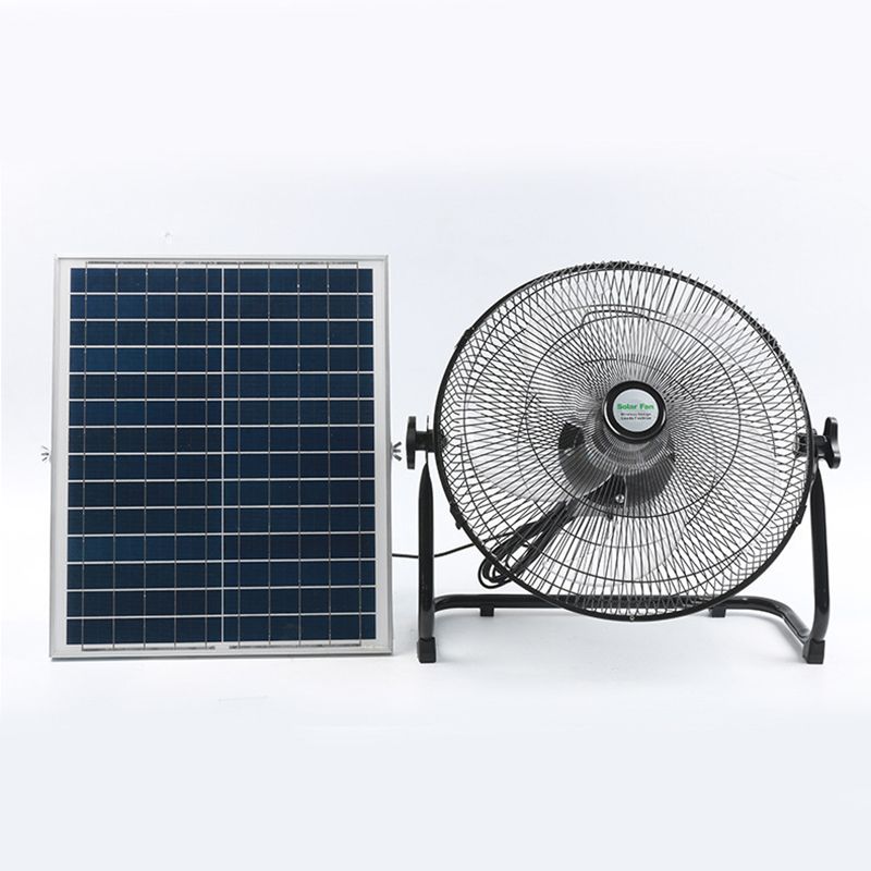 Eco Friendly Rechargeable Desktop Desk Table Electrical Fan With Solar Panel