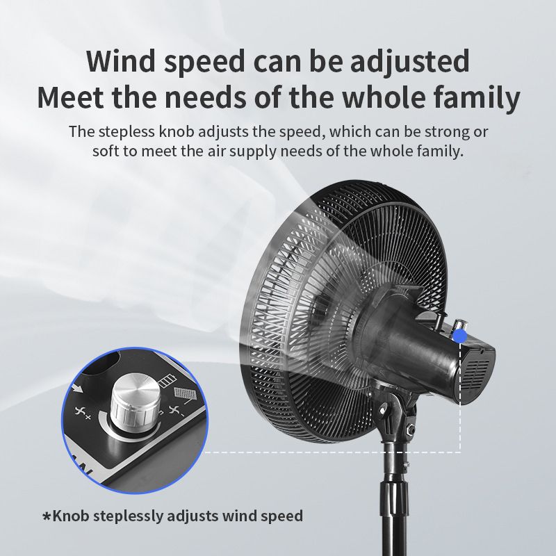 Modern Home High Quality Portable Solar Powered Remote Control Usb Light Stand Fan