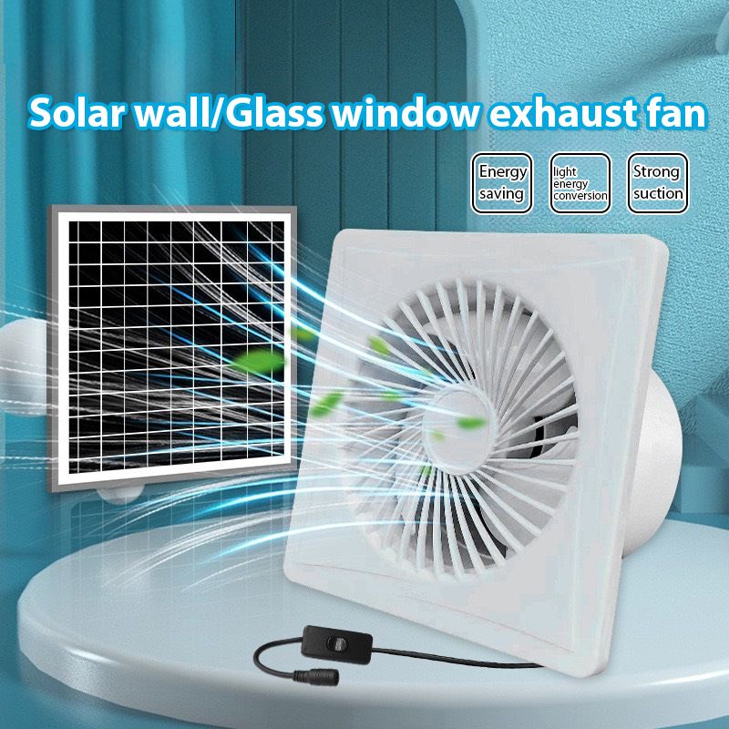 Household Outdoor Portable Rechargeable Large Wind Fan With Solar Fan