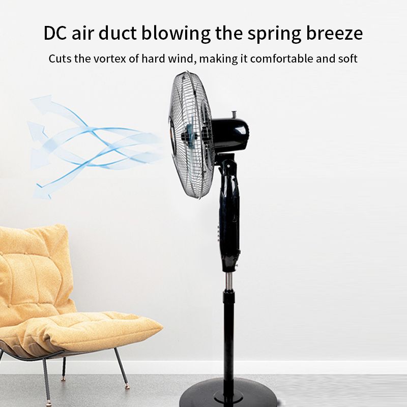 Wholesale Office Bedroom Portable Powered Stand Pedestal Solar Fan