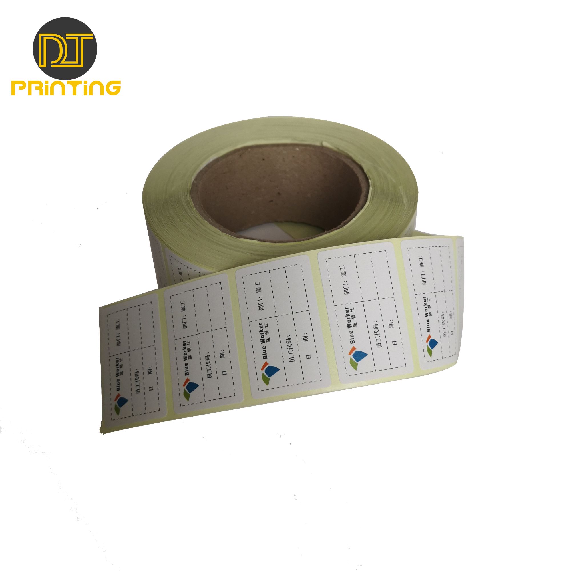 Custom Die Cut Label Sticker Roll For Bottle Packaging Labels