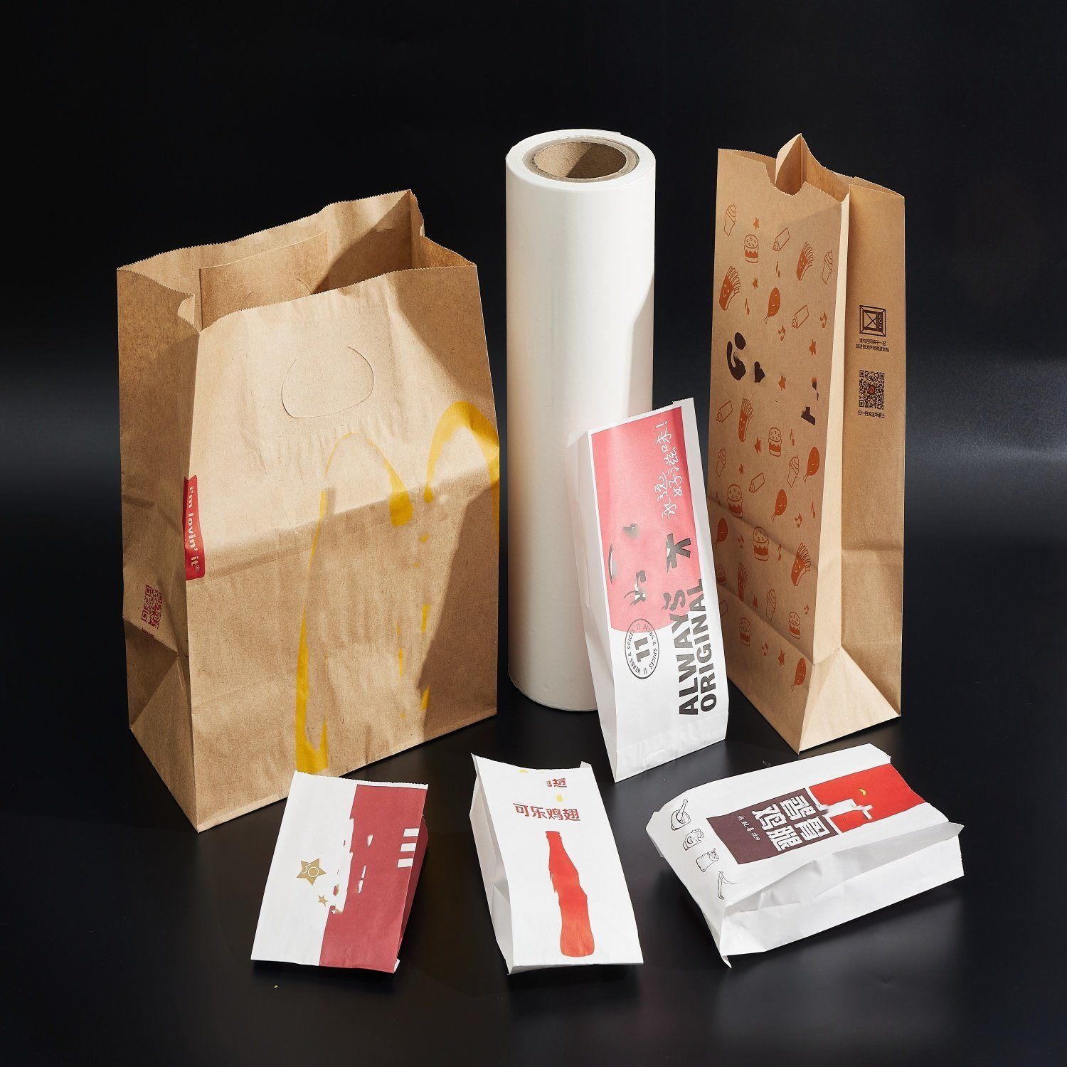 Factory_Oil-resistance for wrapping french fries,chicken wings, greaseproof paper