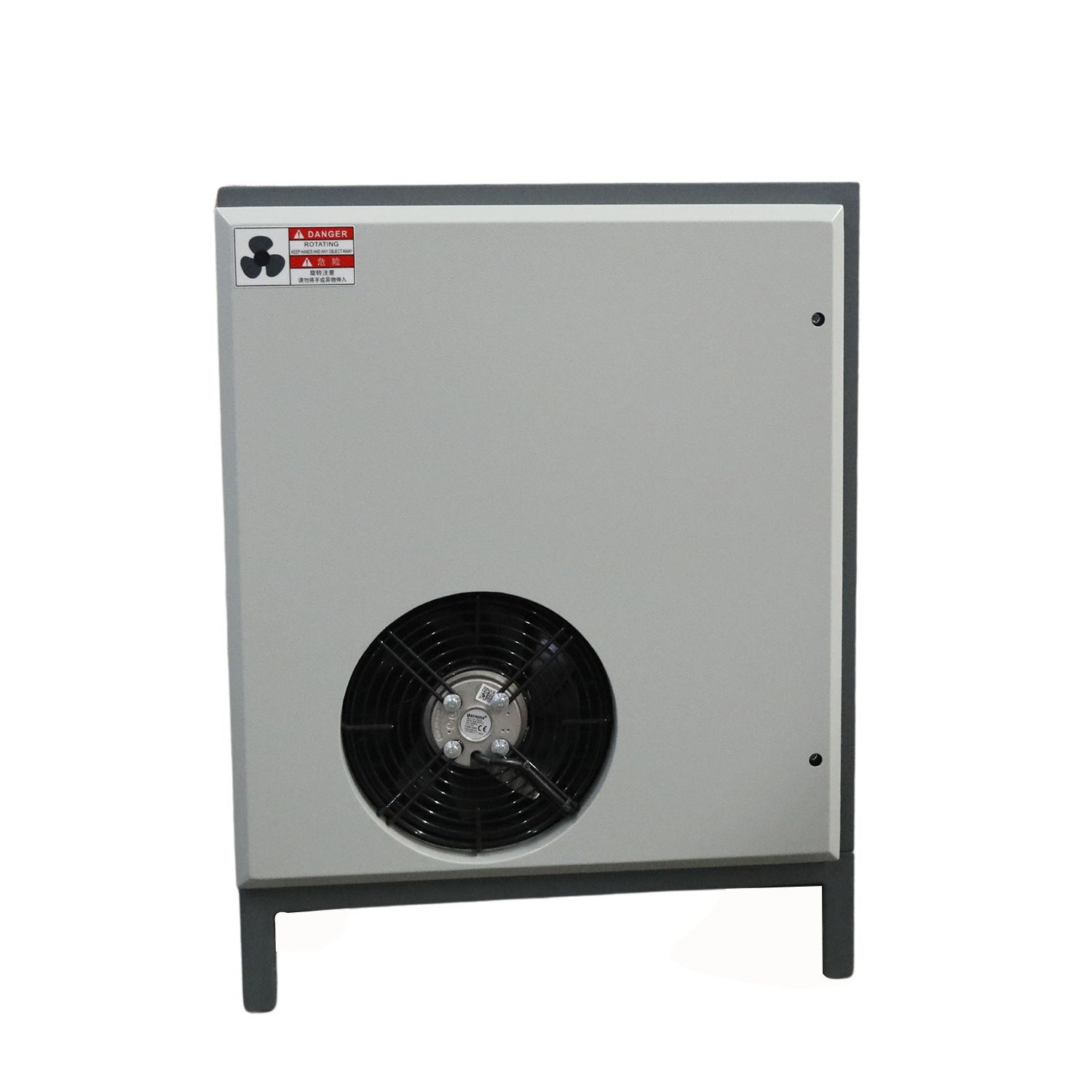 Refrigerated air dryer for air compressor