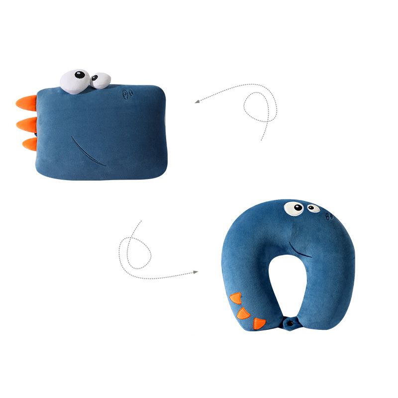 Cartoon U-Shaped Pillow Creative Dinosaur Transforms Neck Car Head Pillow