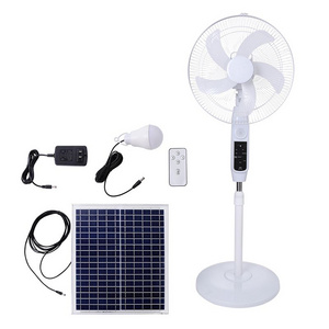 Solar Energy Powered Rechargeable Standing Fan