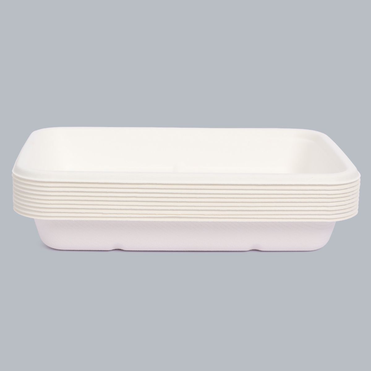 Disposable Tableware 500ml Square Meal Box Recyclable Degradable Takeaway Box Lunch Box