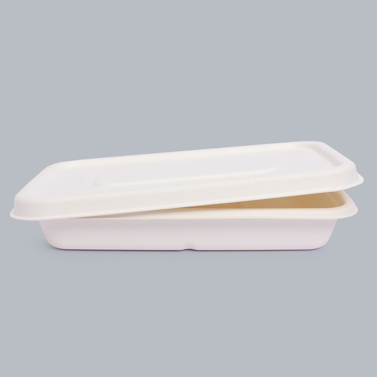 Disposable Tableware 500ml Square Meal Box Recyclable Degradable Takeaway Box Lunch Box