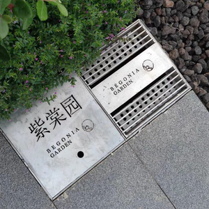 304 stainless steel drain manhole cover Inspection well Concealed storm drain