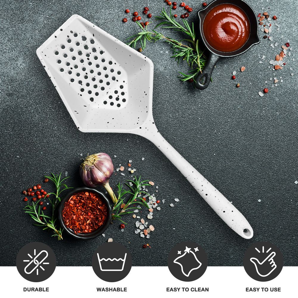 Kitchen Cooking Accessories Veggies Water Leaking Non stick Drain Colanders Shovel Strainers