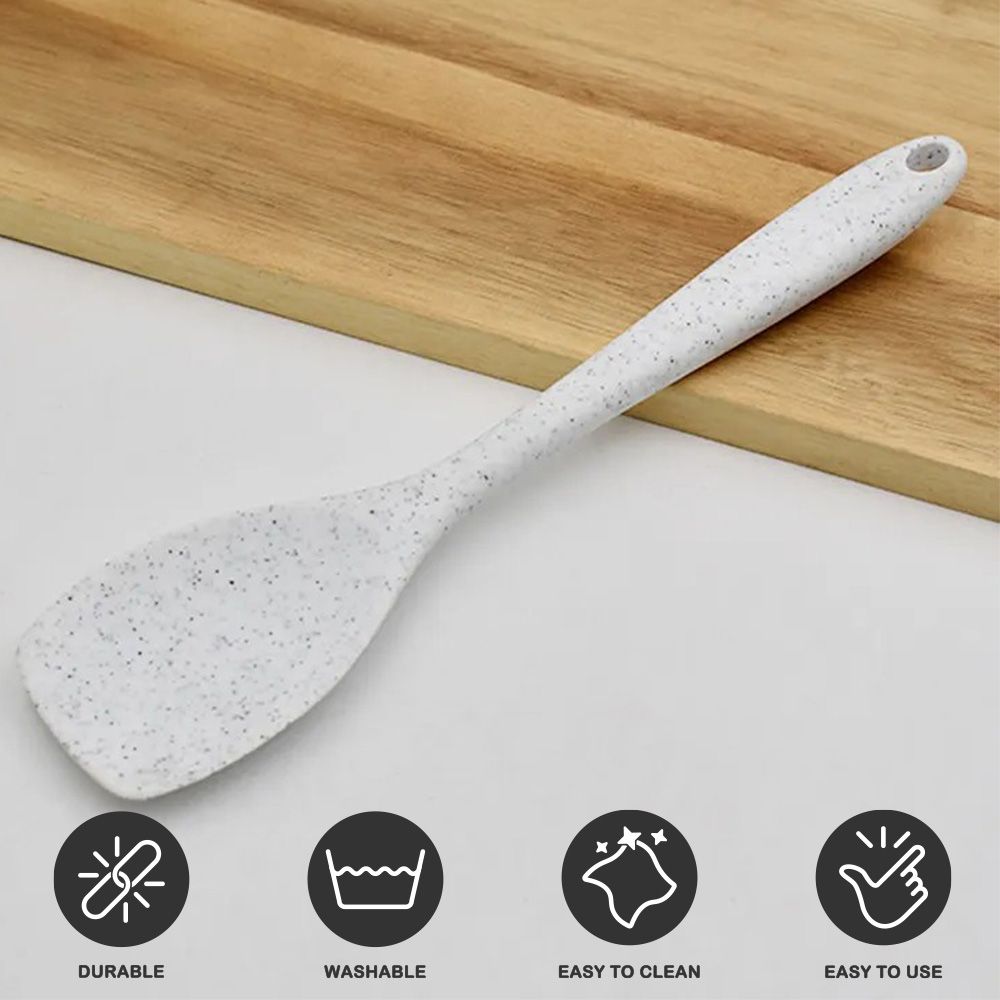 Non Stick Heat Resistant Utensils Household Kitchen Accessories Non Stick Salad Silicone Spoon