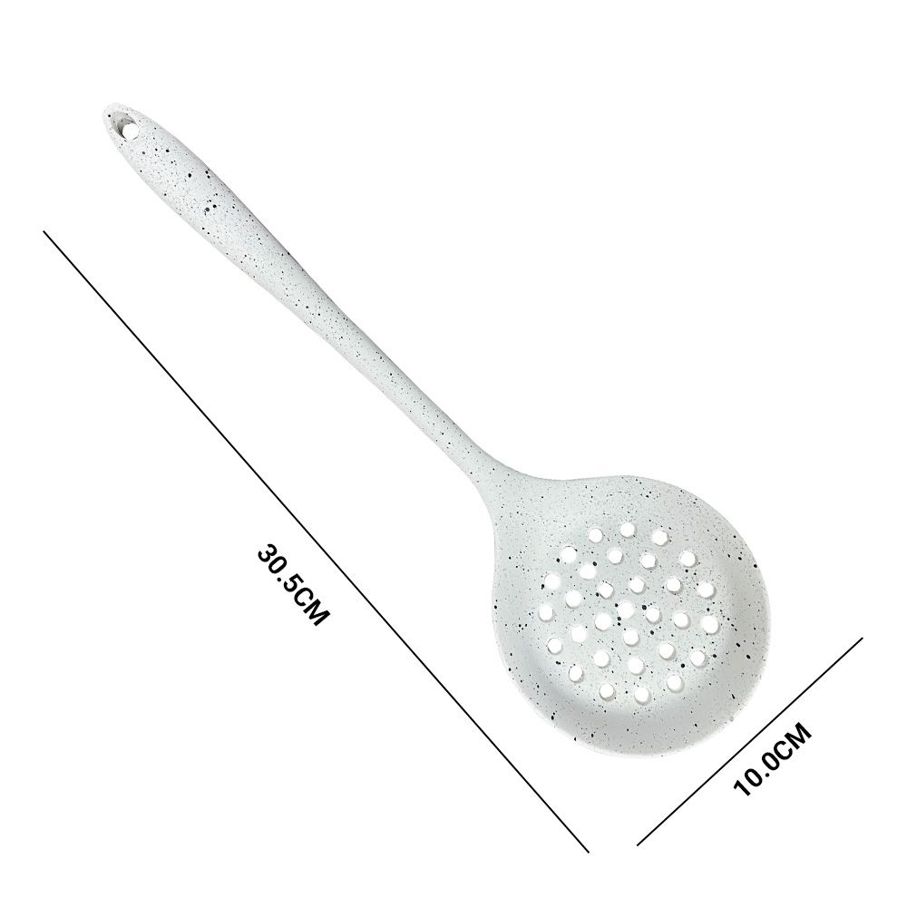 Wholesale Kitchen Utensil Heat Resistant Food Grade Non Stick Silicone Fried Strainer Skimmer