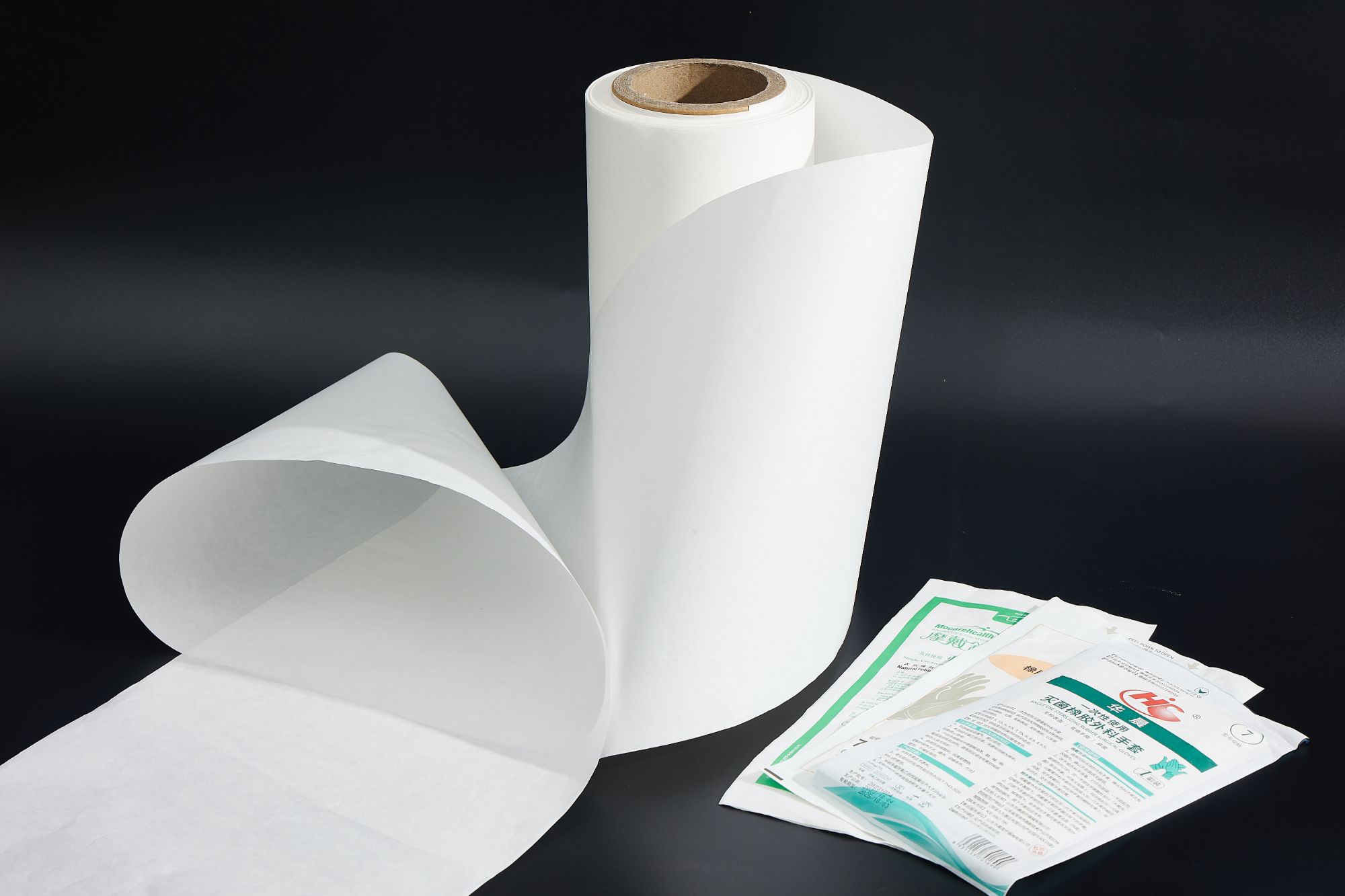 paper mill supplier Medical interlaving paper for gloves packing automatic packing machine use kraft paper medical paper