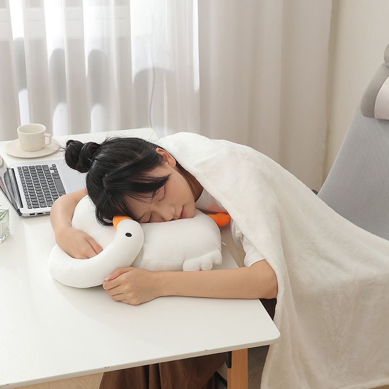 Wholesale Small Blanket Cartoon Goose Home Office Sleeping 2 In 1 Pillow