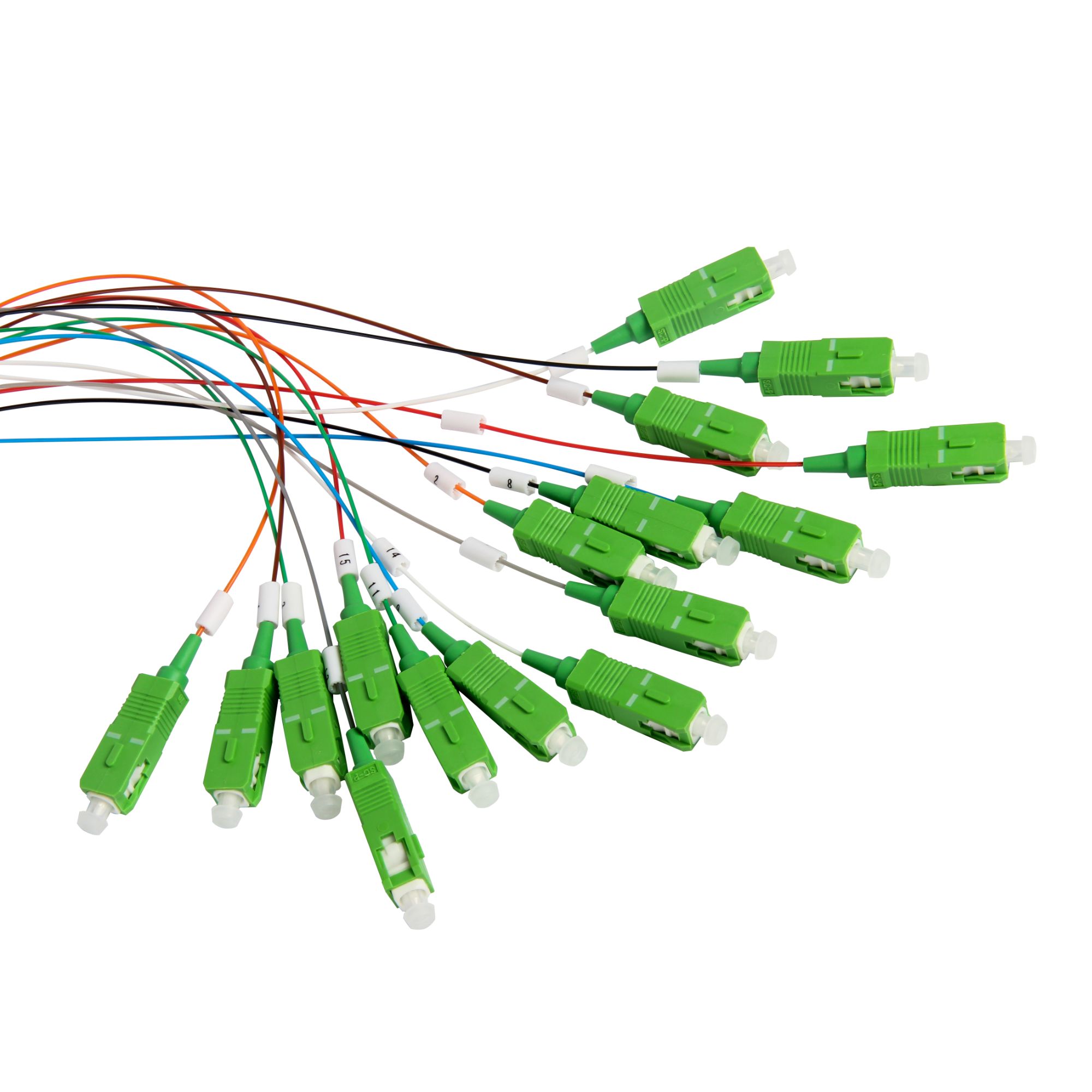 FTTH Mini Type 1x16 1x8 SC/APC Fiber Optical Plc Splitter