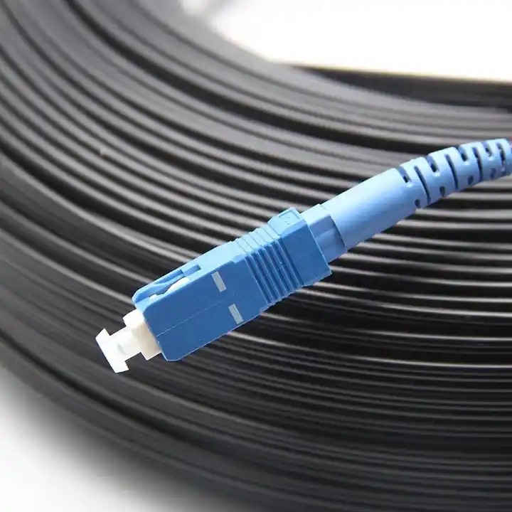 Outdoor Optic Fiber Drop Cable Fiber Optical Cable Patch Cord