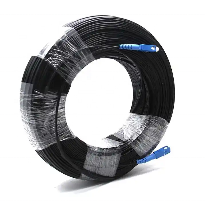 Outdoor Optic Fiber Drop Cable Fiber Optical Cable Patch Cord