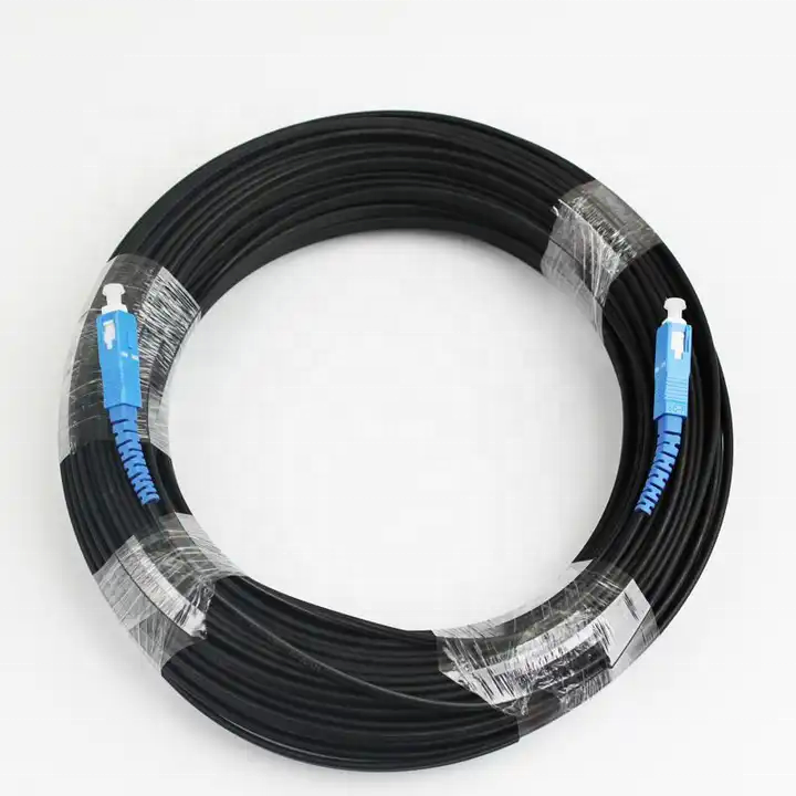 Outdoor Optic Fiber Drop Cable Fiber Optical Cable Patch Cord