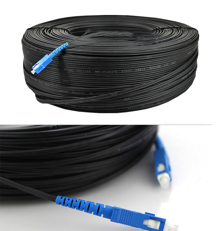 Outdoor Optic Fiber Drop Cable Fiber Optical Cable Patch Cord