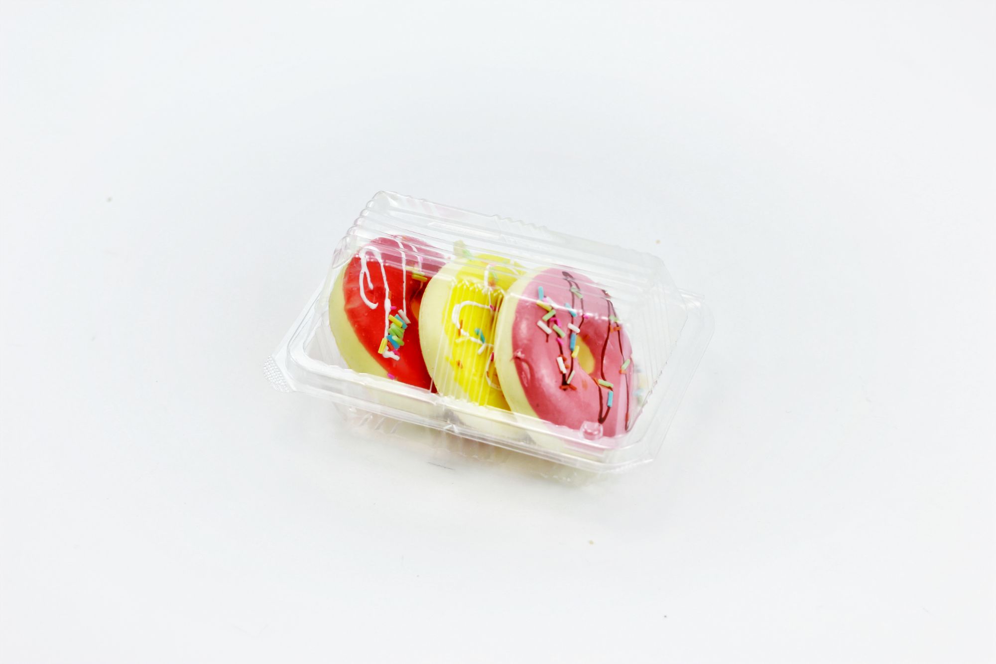 Disposable Plastic Food Container Sushi Box Donuts Box Deli Grocery Store Supplies