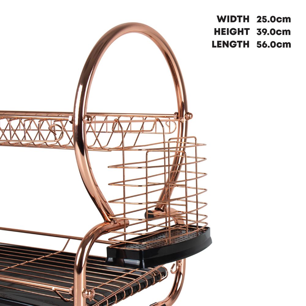 Space Saving Drainer Dryer Dish Rack For Kitchen Counter